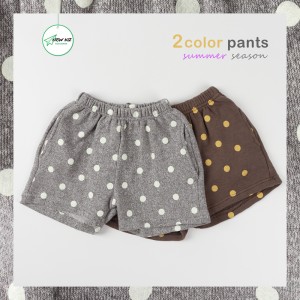 Quần đùi thun trẻ em chấm caro